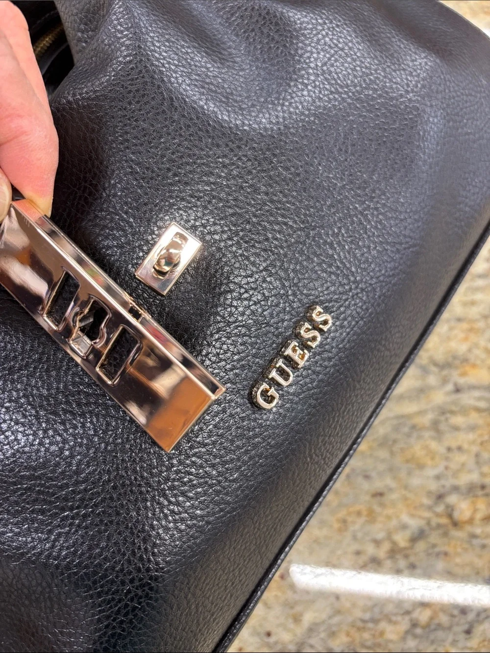 Guess Brooke Hobo Bag top zipper large